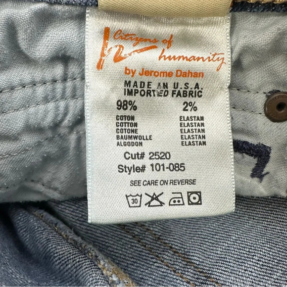 Citizen of Humanity Buttonfly Flare Jeans Size 29 - Picture 6 of 6